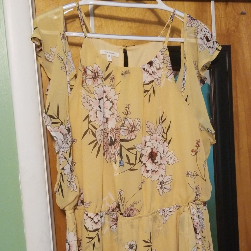 Off the shoulder high/low dress